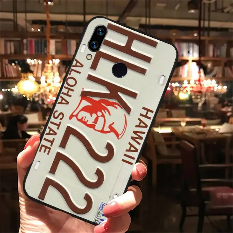 

New York plate number Phone Case For Xiaomi Redmi note Mi Huawei honor P smart 8 9 10 S T 20 30 40 lite Pro x