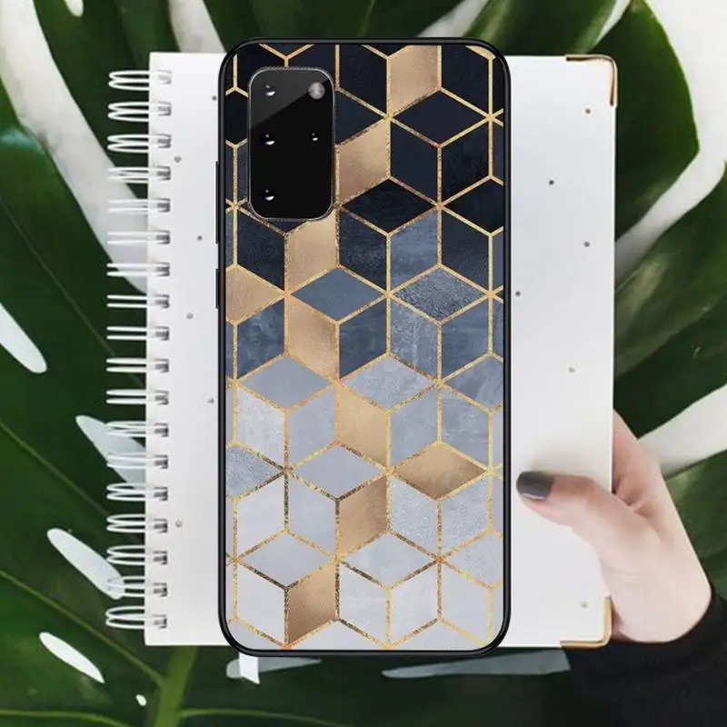 

Matte Marble pattern Phone Case For Samsung galaxy S 9 10 20 A 10 21 30 31 40 50 51 71 s note 20 j 4 2018 plus