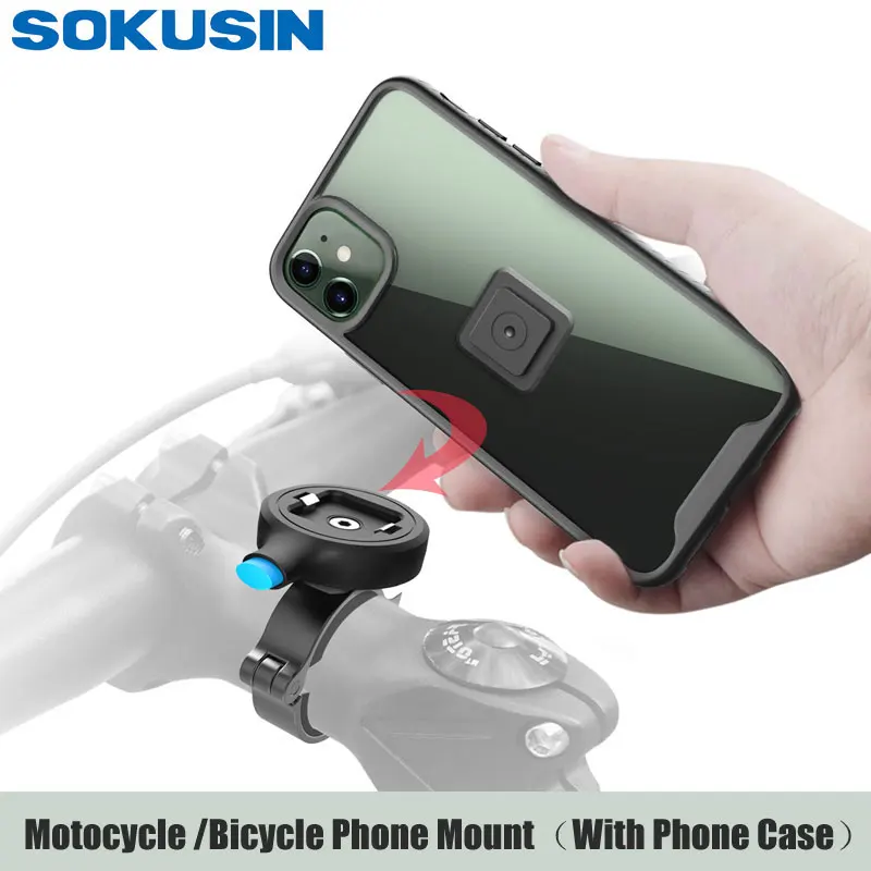 Держатель для телефона на мотоцикл с противоударный чехол iPhone 11 Pro Max 7 8 SE2020