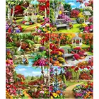 Алмазная живопись AZQSD 5D, Новое поступление, садовый Декор для дома, алмазная вышивка, пейзаж, мозаика, рукоделие ручной работы