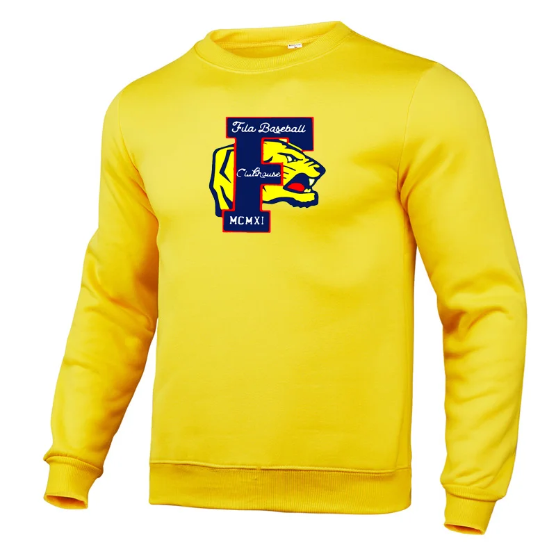 

New Men's Hoodless Pullover Cotton Printed Casual Sweater Jogging Sports Top Spring and Autumn Couple Streetwear