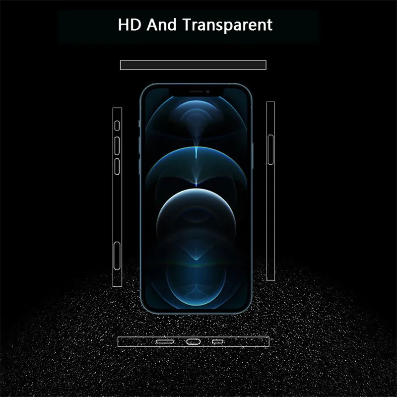 Гидрогелевая защитная пленка HD прозрачная для iphone12/12Promax мобильный телефон