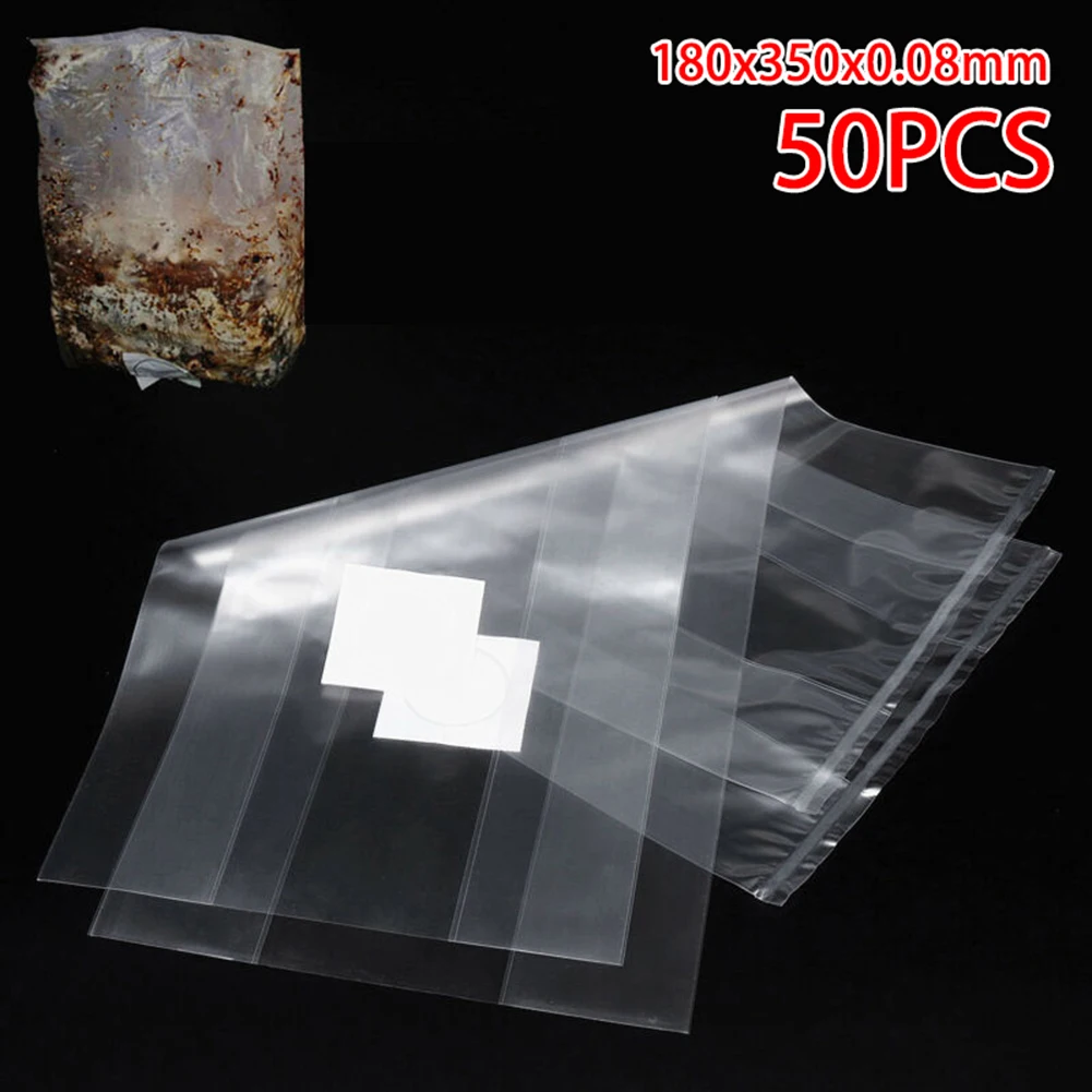 

180350mm PVC Polypropylene Mushroom Transparent 50pcs Durable Practical