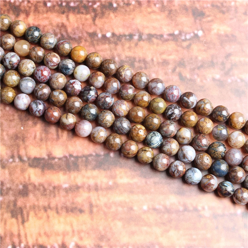 

Peter Stone Natural Stone Beads Loose Stone Beads For Jewelry Making DIY Bracelets Necklace Accessories 4/ 6/8/10mm