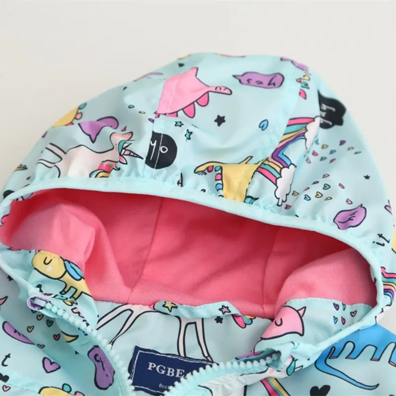 YorkZaler/Детская куртка для дождливой погоды Одежда маленьких девочек и мальчиков