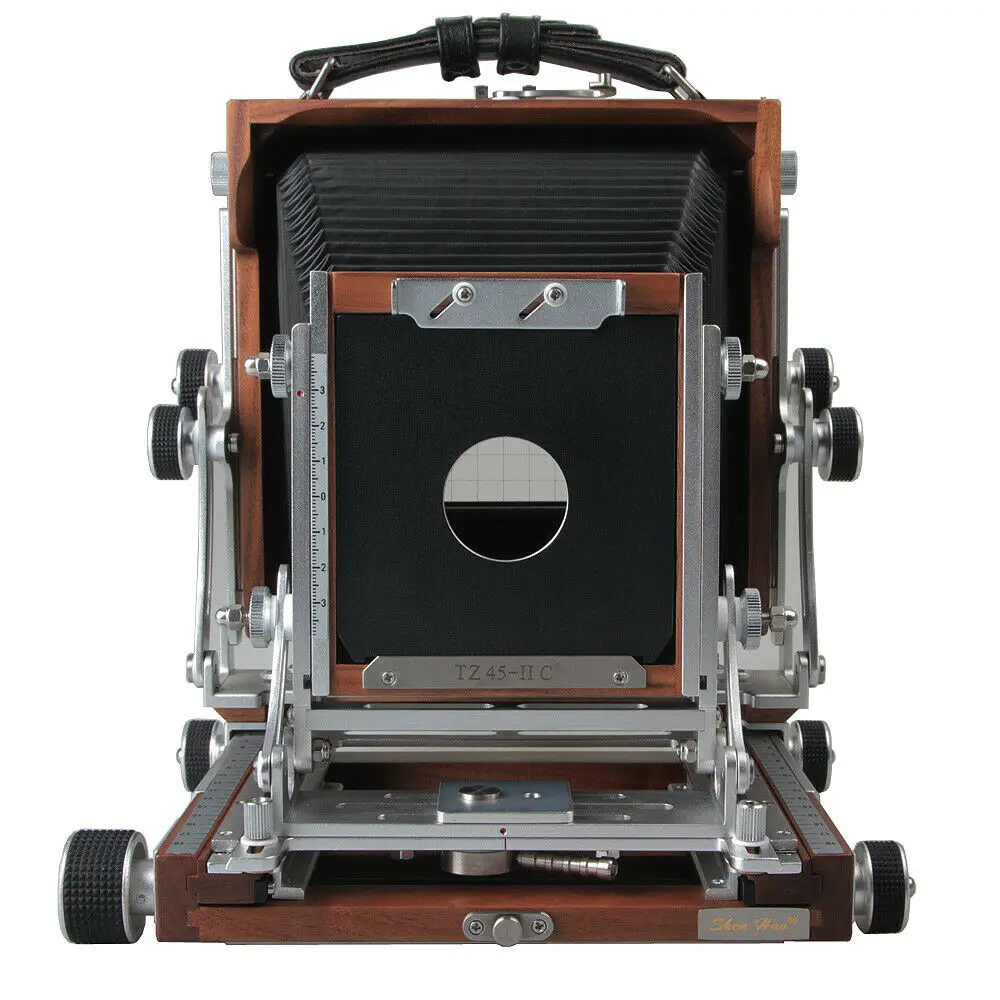 Shen Hao SH 4X5 Складная широкоформатная камера с черным грецким орехом для деревянных