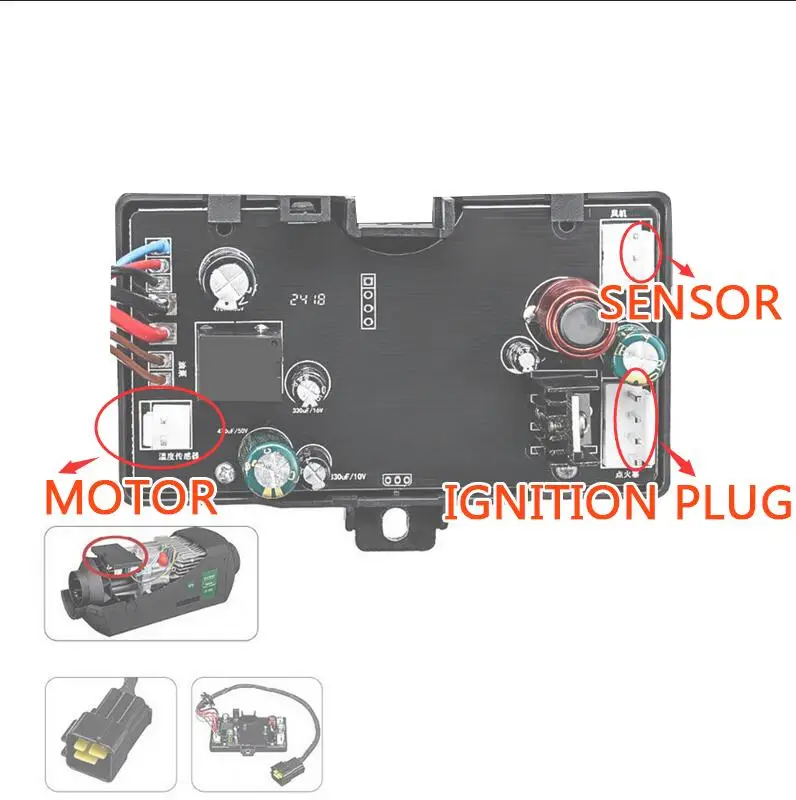Плата управления дизельным нагревателем 24 В 5 кВт для стояночного дизельного
