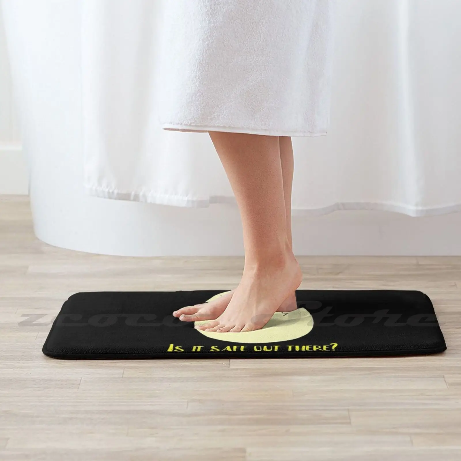 Безопасно ли там? Нескользящий коврик впитывающий воду дверной напутанный
