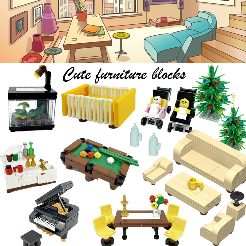 Город МОС серия мебель для дома детский компьютерный стол диван-кровать ванная