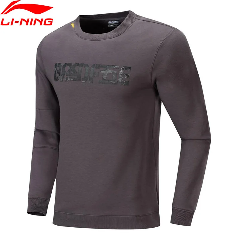 (Break Code) мужская Толстовка Li Ning BAD FIVE теплый флисовый спортивный топ стандартного