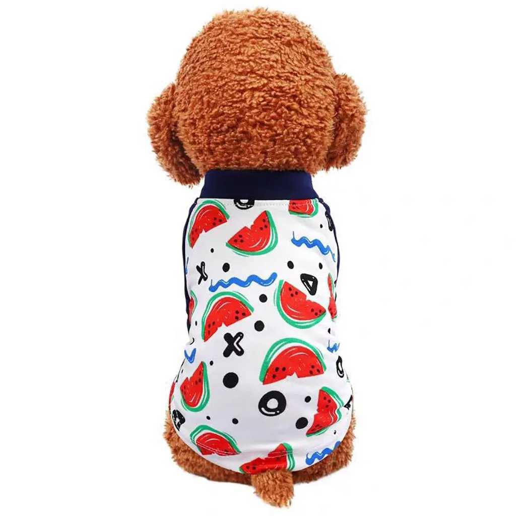 Ocardian Dog T-Shirt Watermelon Print Comfortable Pet dog Clothes Breathable Costumes tshirt dogs Nightclothes disfraz perro new |