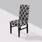 Чехол на стул для обеденного стола с защитой от грязи, съемный чехол на сиденье из спандекса, чехол для кухни, чехол для свадебного стула Банкет Ресторан de Chair