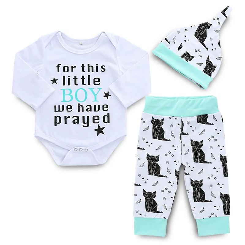 Комплект одежды для маленьких мальчиков с принтом животных топ надписью +