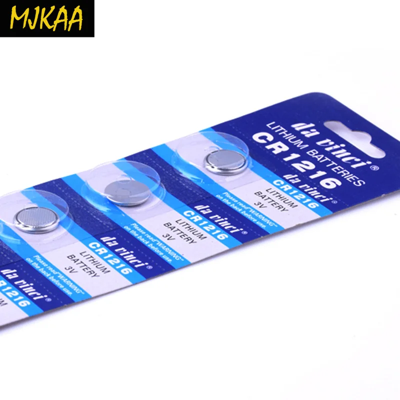 10 шт. CR1216 1216 DL1216 BR1216 ECR1216 5034LC LM1216 Кнопочные монетные батареи 3в литий-ионный аккумулятор для часов игрушек.
