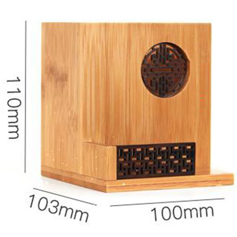 

Multifunction Wooden & Bamboo Pen Pencil Holder Desktop Storage Box Retro Cosmetic Holder Creative Office Accessories