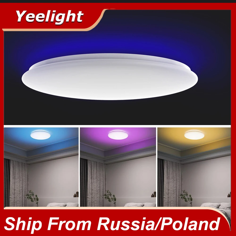 New Yeelight Smart ceiling lights Arwen 450C/550C Yeelight LED dimmable Work With OK Google Alexa Mijia