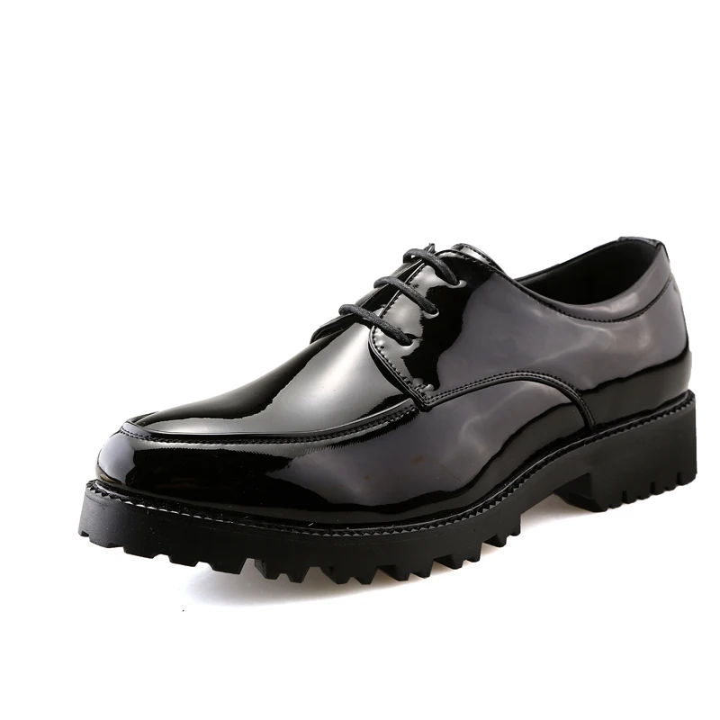 

Genuine Leather Shoes Men Oxfords Leather Men Shoes Fashion Casual Pointed Top Formal Business Male Wedding Dress Flats *2056