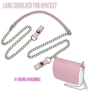 Новинка 2019 г., разноцветная длинная сумка на плечо, приспособление для крепления цепи с ремешком из искусственной кожи, застежка-клипса для OPocket Obag O Bag