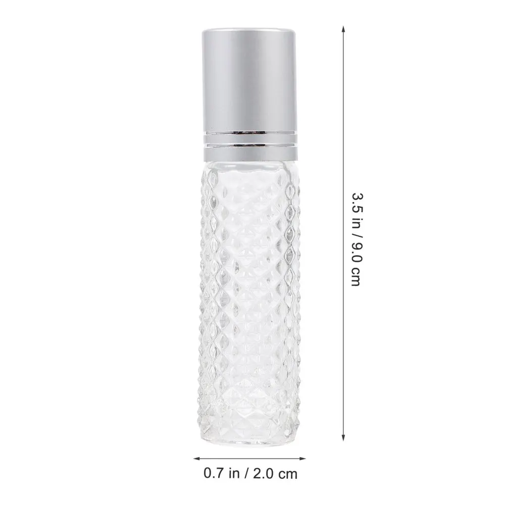 

8Pcs 10ml Travel Glass Roller Bottle Essential Oil Dispenser Perfume Container