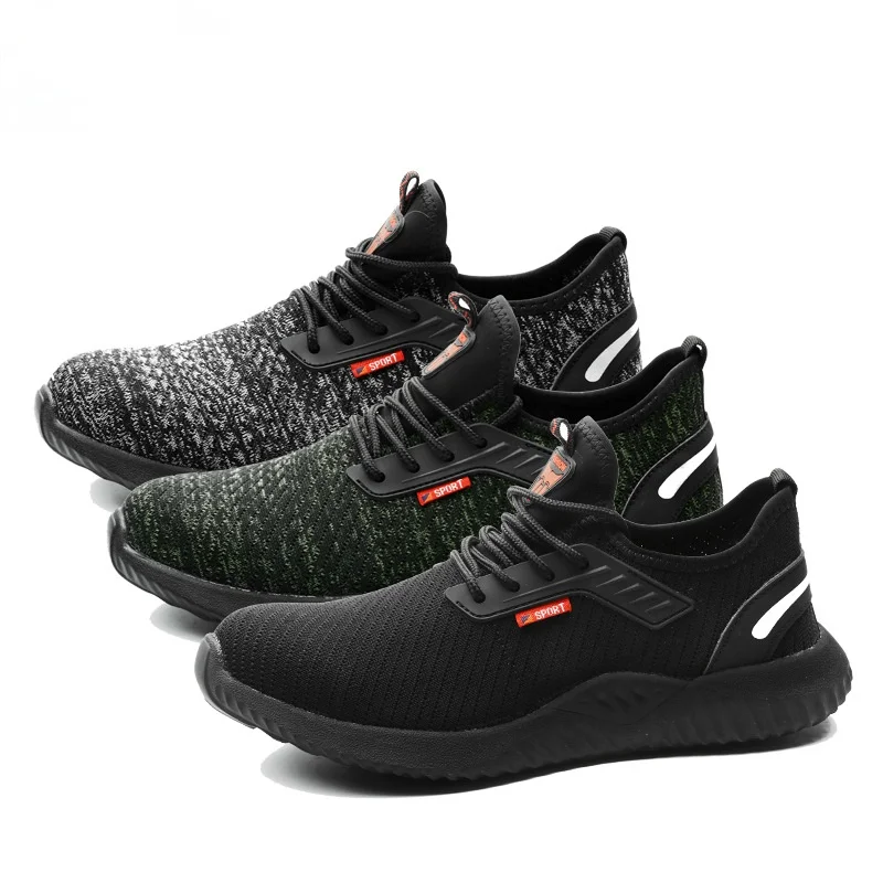 

Неразрушаемые ботинки, мужские шнурки для безопасной работы, стальной носок, непробиваемые ботинки, легкие дышащие кроссовки