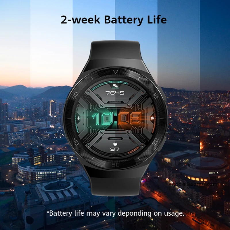 Глобальная версия HUAWEI часы GT 2e Смарт-часы 1 39 &quotAMOLED HD сенсорный экран GPS SpO2