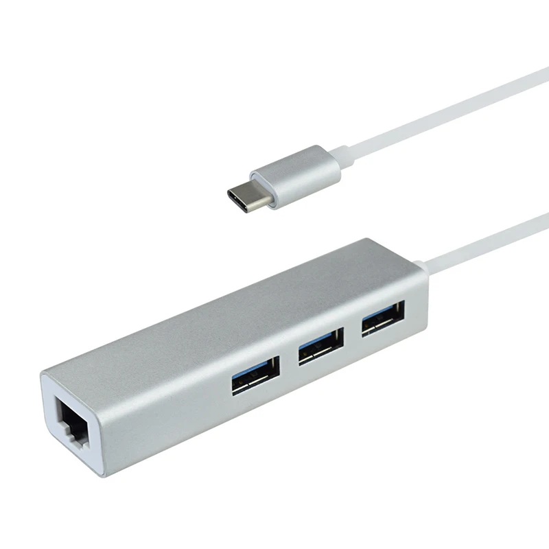 USB3.0 хаб Многофункциональный RJ45 адаптер Plug and Play портативный для ноутбука ПК офиса