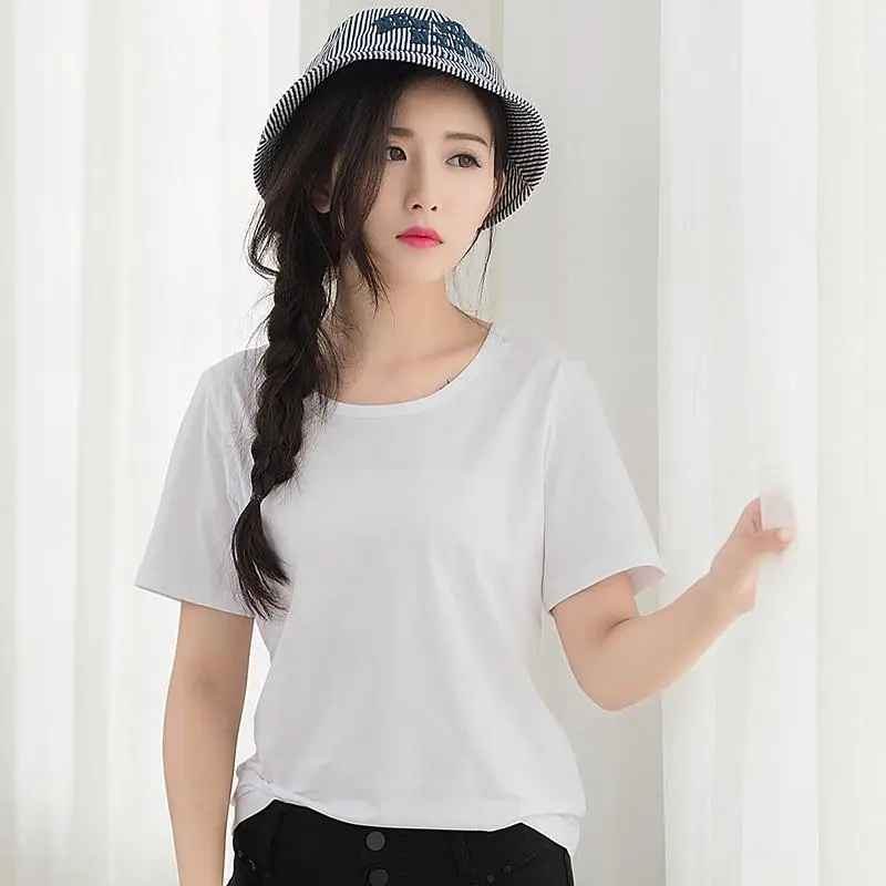 

T Shirt Women Ladies Top Tee Shirt Summer Clothing blue
