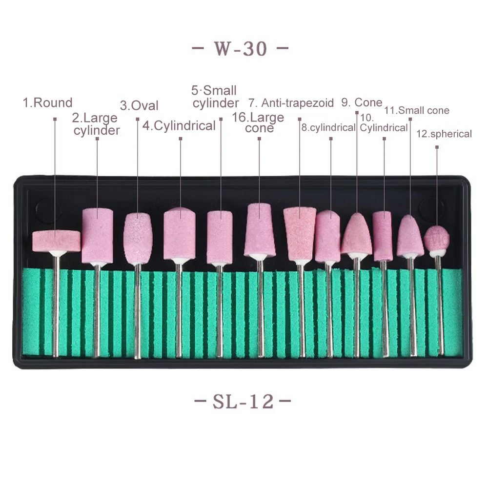 

55pcs/Set Toe Nail Grinder for Engraving Polishing &Thick Toenails Set Manicure and Pedicure Professional Self Hand Tools