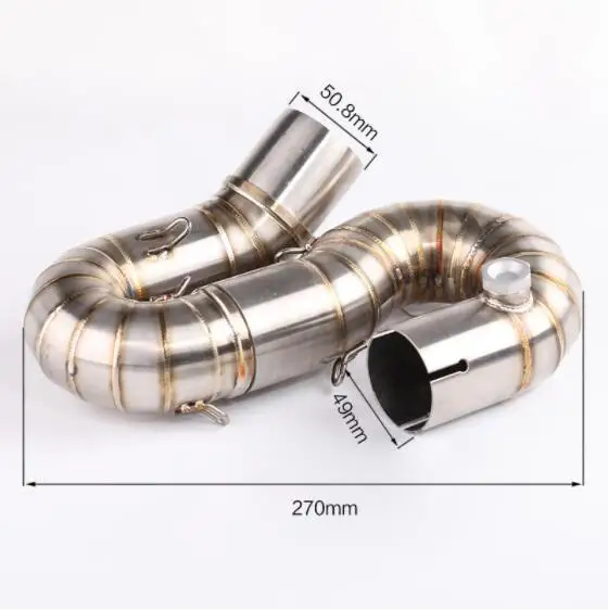 Мотоциклетный глушитель выхлопная труба Модифицированная Труба среднего звена