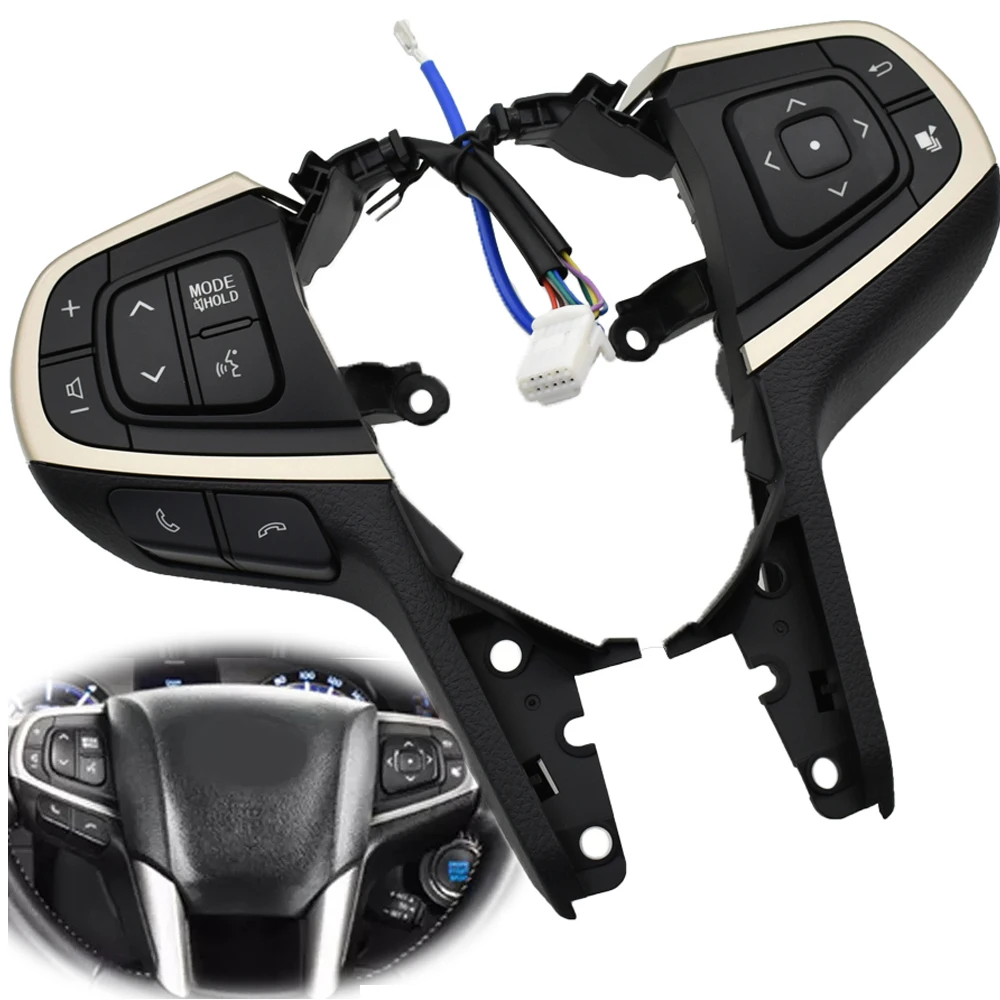 

Brand New 45186-0K120 Multifunction Steering Wheel Button For Toyota Innova 2015 2016 2017 Cruise Control Switch
