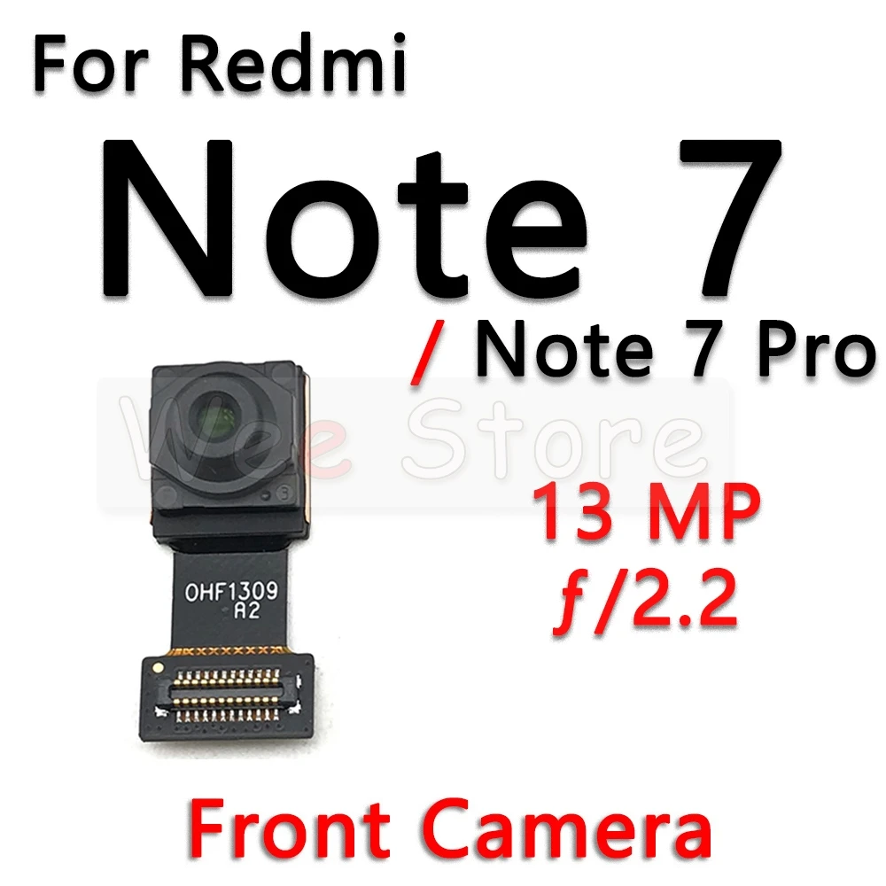 Маленькая фронтальная камера для Xiaomi Redmi Note 6 6A 7 7A Pro Plus основная большая задняя