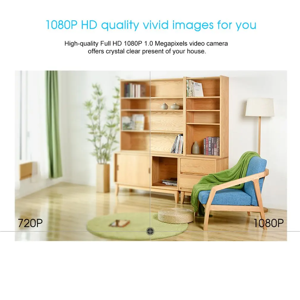 Беспроводная ip камера Full HD 1080P Wi Fi IP видеонаблюдения мини Сетевая с функцией