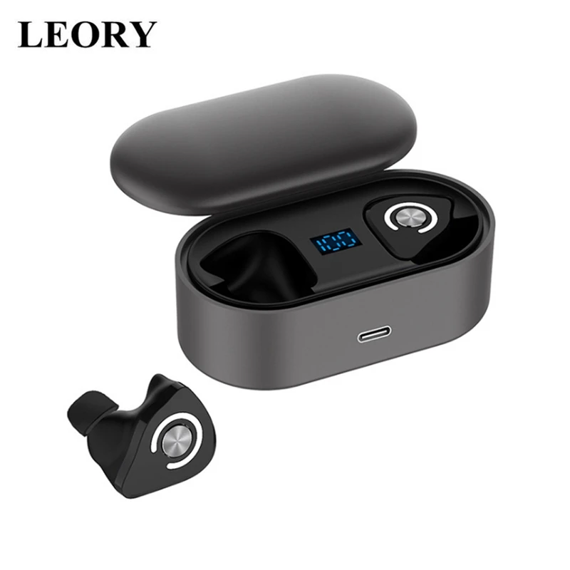 LEORY M9 TWS Беспроводные bluetooth 5 0 наушники CVC8.0 шумоподавление беспроводные HiFi с