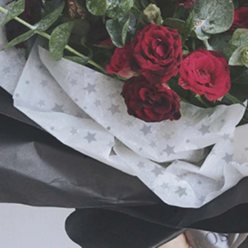 CSS 50 шт. прозрачная папиросная бумага для упаковки цветов подарочная упаковка