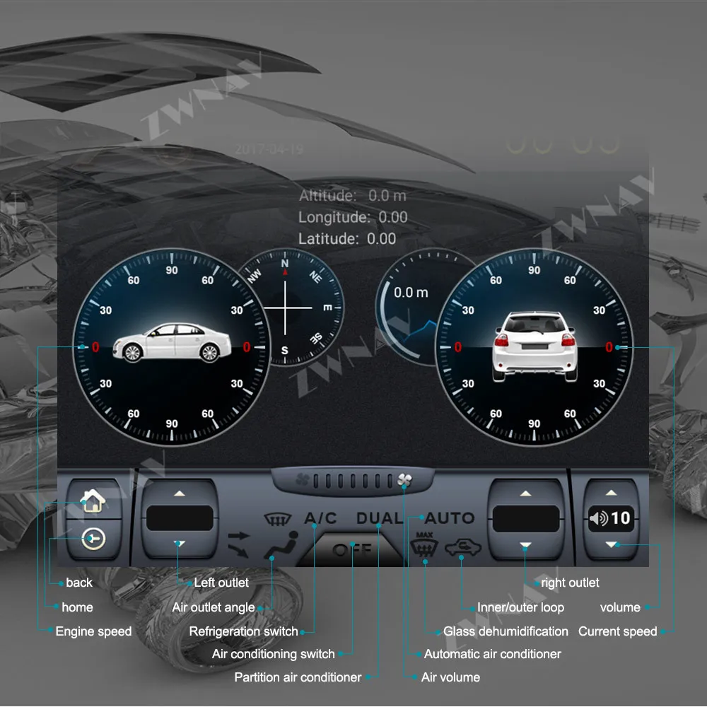 Android Tesla стиль Автомобильный gps навигация для Porsche Macan 2011- автомобильное стерео радио магнитофон головное устройство мультимедийный плеер