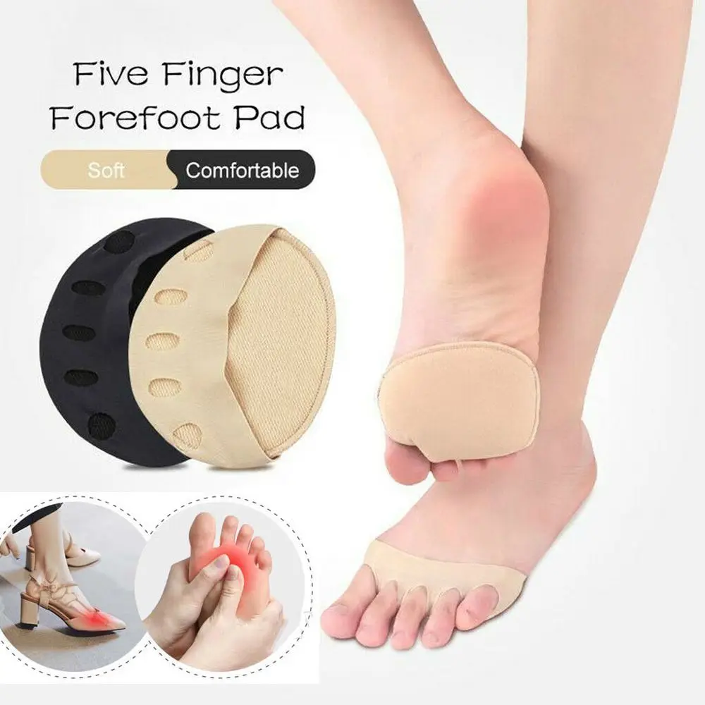 Hot Sale Invisible Socks Half Insoles Pain Relief Non-Slip Foot Care Honeycomb Forefoot Pad Toe Socks