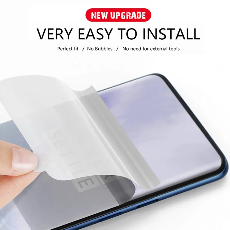 30D изогнутая мягкая Гидрогелевая пленка для Oneplus 7 Pro Защита экрана для Oneplus 6 6T 7T полное покрытие защитная пленка не стекло телефон защитное смартфон гидрогель