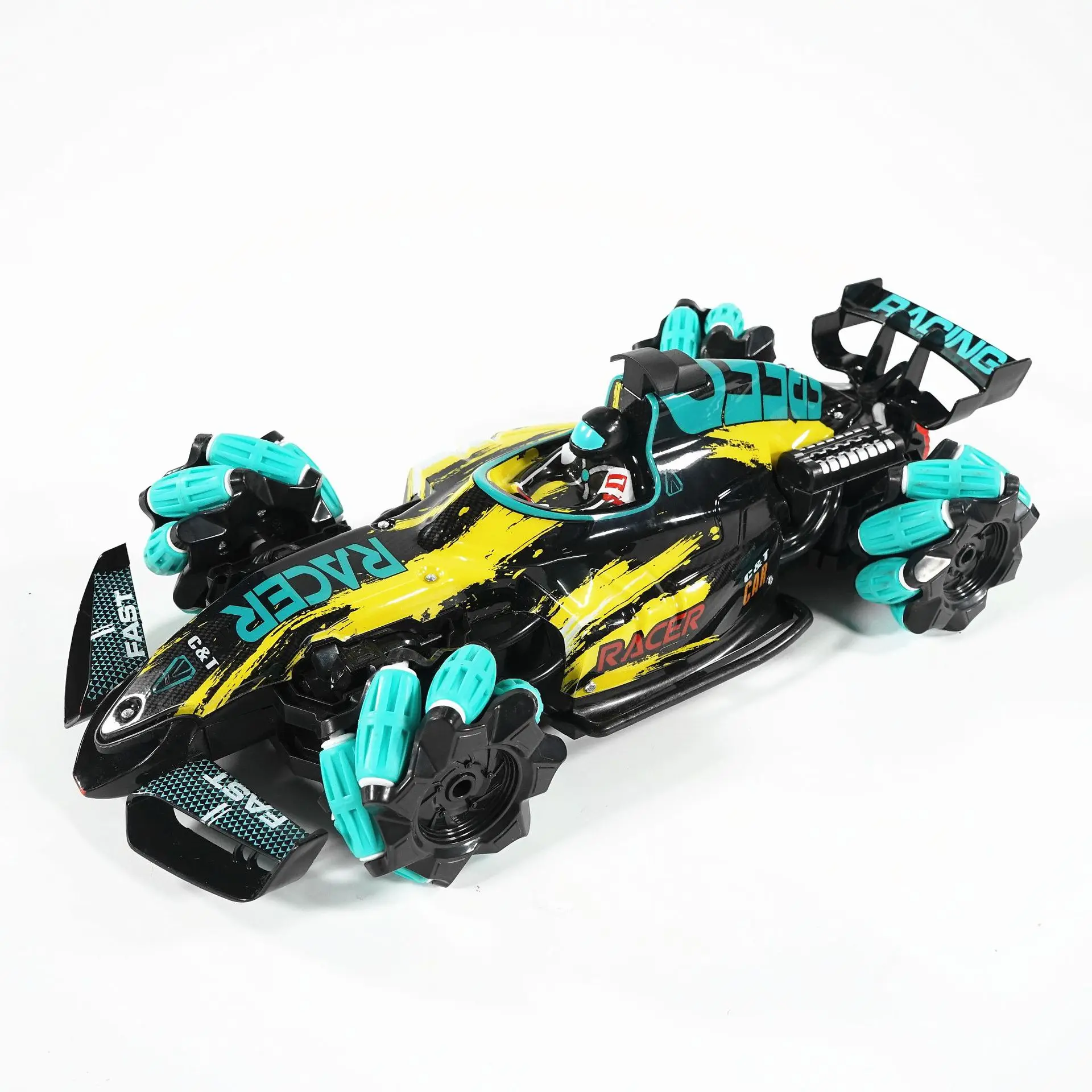 

Dual Remote Control Stunt Car 1:12 Four-wheel Drive RCl F1 SPEED Cars Drift Racing High-speed Small Luminous Spray Toy