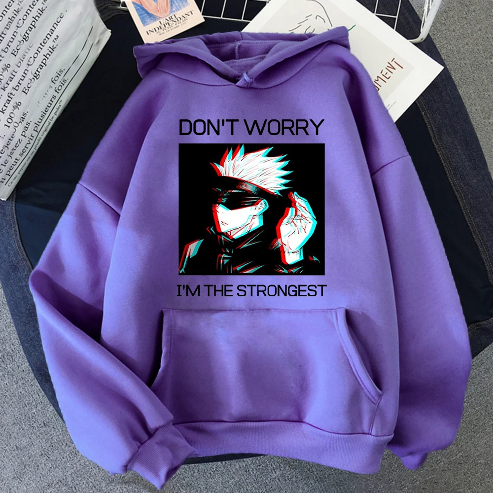 

Худи Gojo Sensei, Горячая Аниме Толстовка с капюшоном, Женская модная зимняя одежда в стиле Харадзюку, женские свитшоты в стиле K-POP