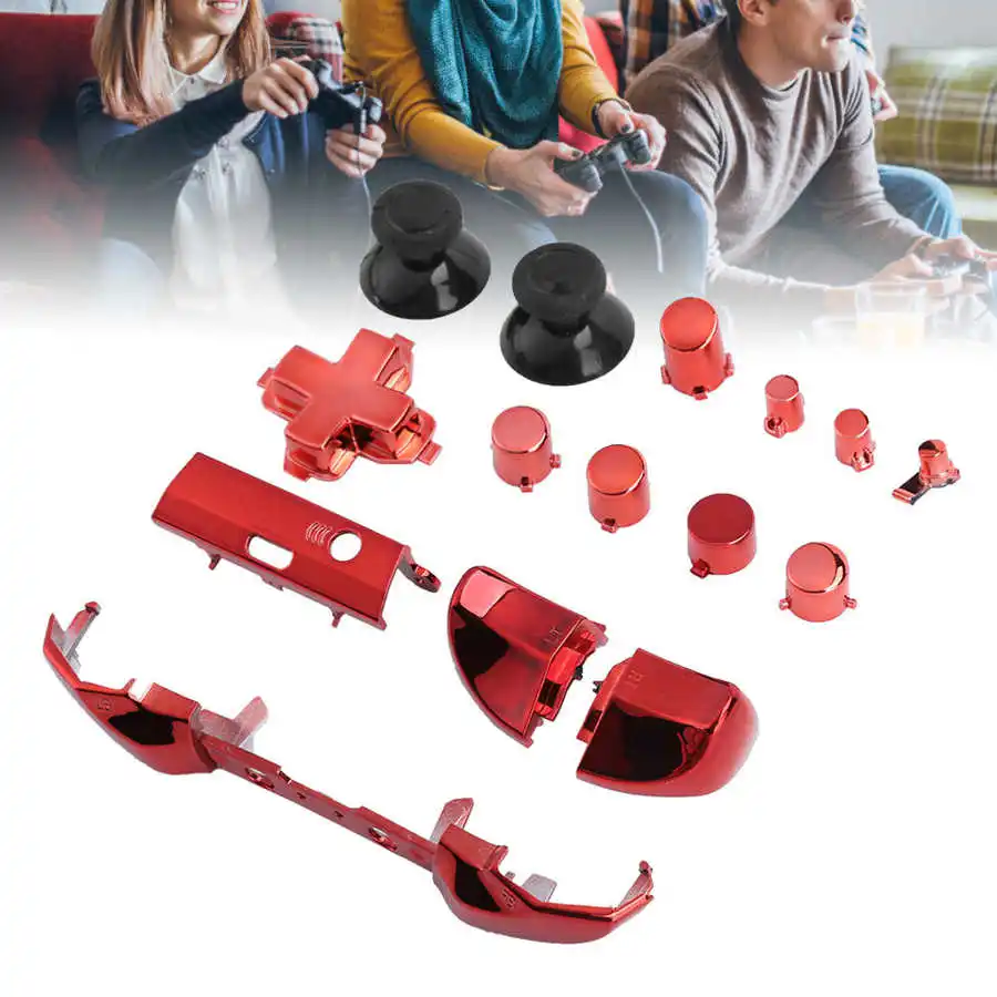 Цветные кнопки ABXY гальваническая Кнопка для замены левого и правого контроллера