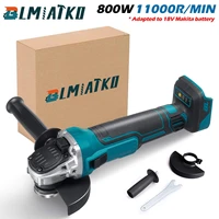 3 speed angle grinder 125mm brushless charging polishing cutting machine for makita 18v lithium battery battery not included