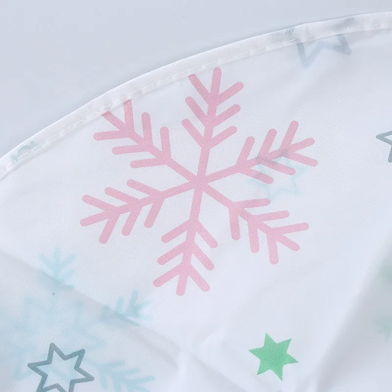 Safety Protection Fans Dustproof Bag Full Package Waterproof Standing Guard New Snowflake Print Round Fan Dust Covers | Дом и сад