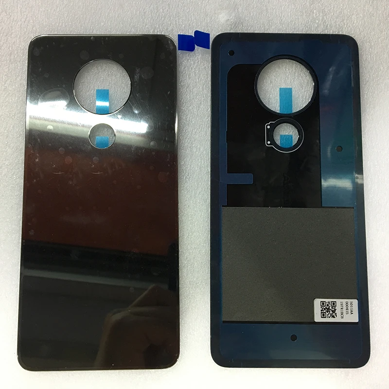 Для Nokia 6 2 7 новый стеклянный чехол для аккумулятора задняя крышка с логотипом 2/7
