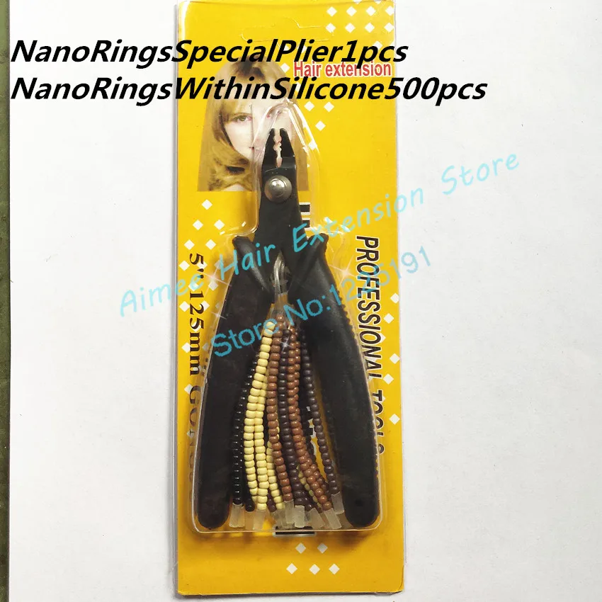 Удобное нанесение волос(без крючка иглы) NanoRingsWithinSilicone средство для наращивания волос наборы