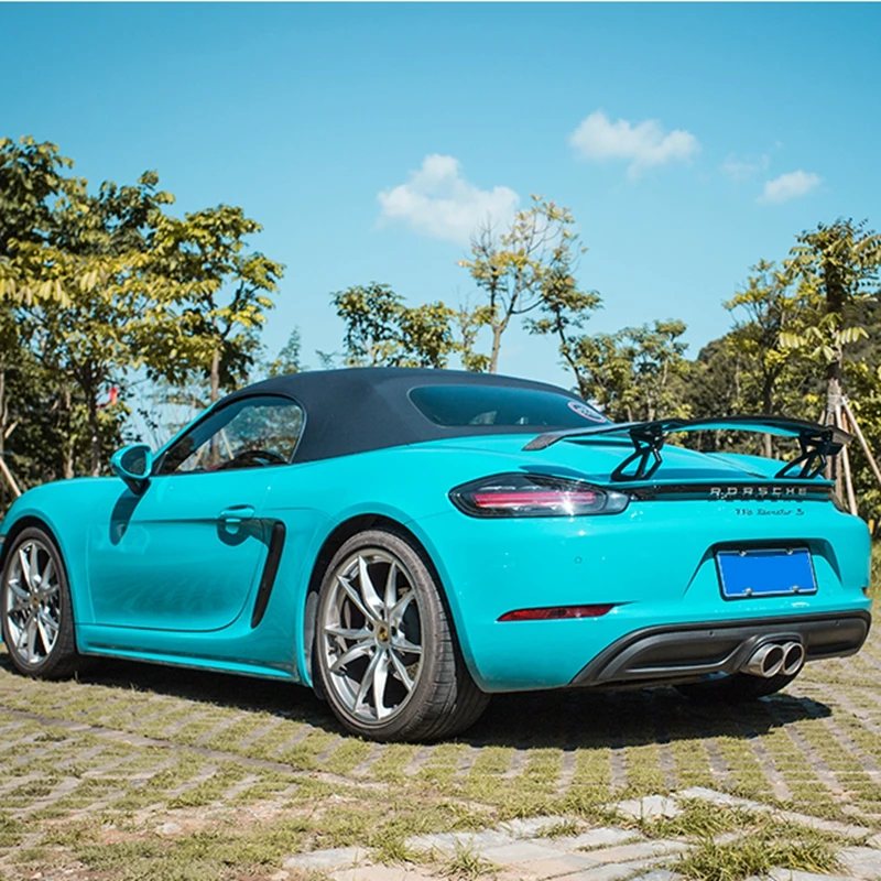 Спойлер из углеродного волокна для Porsche 911 718 Boxster Cayman 2016 UP спойлеры высокого