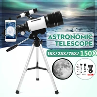 150x astronomical telescope wide angle astronomical monocular telescope with tripod beginner space observation for kids gift