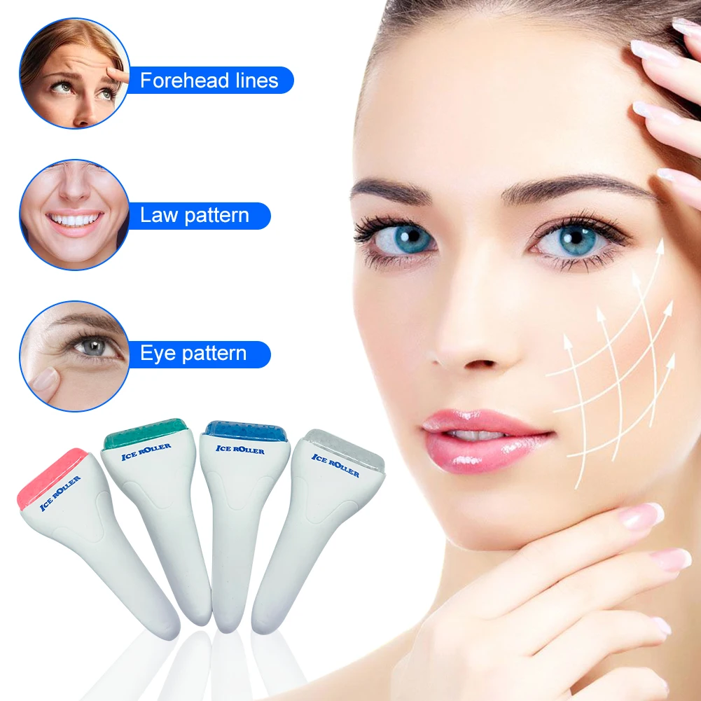 Уход за кожей лица ролик Прохладный лед роликовый массажер повышает упругость