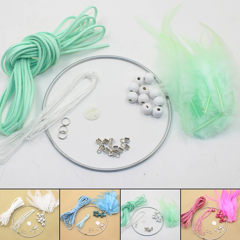 

Useful DIY Crochet Feather Dream Catcher Kit Hanging Decoration Wall Ornament UK