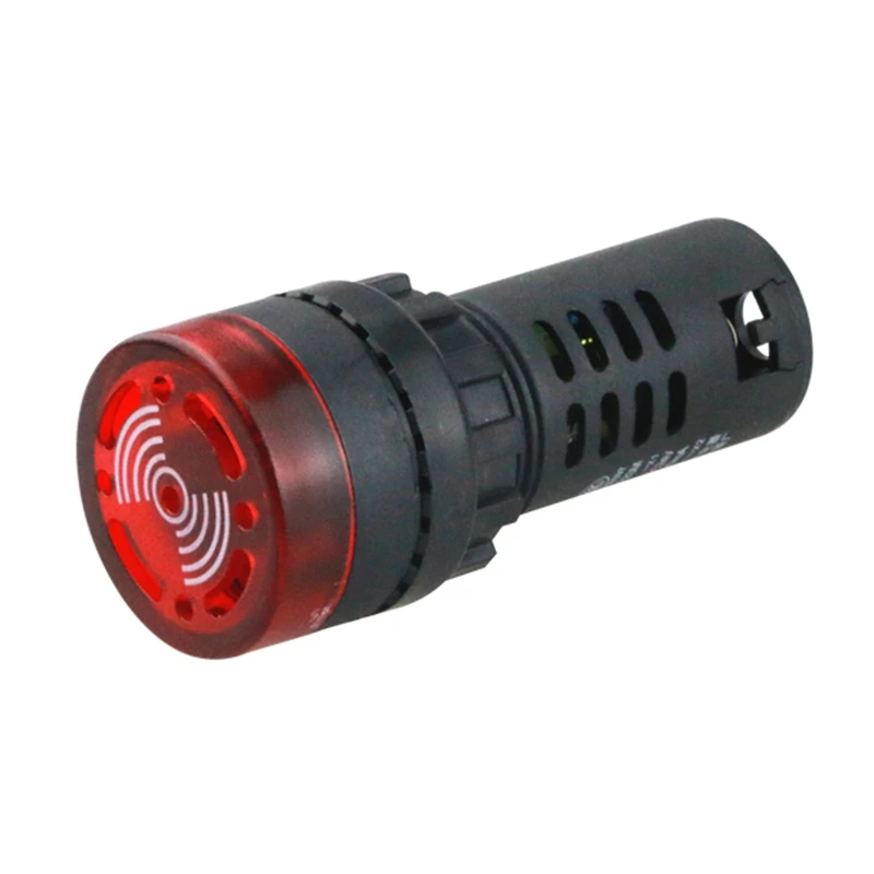 2 шт. светодиодный световой сигнал Индикатор сигнальная лампа с зуммер звуковой