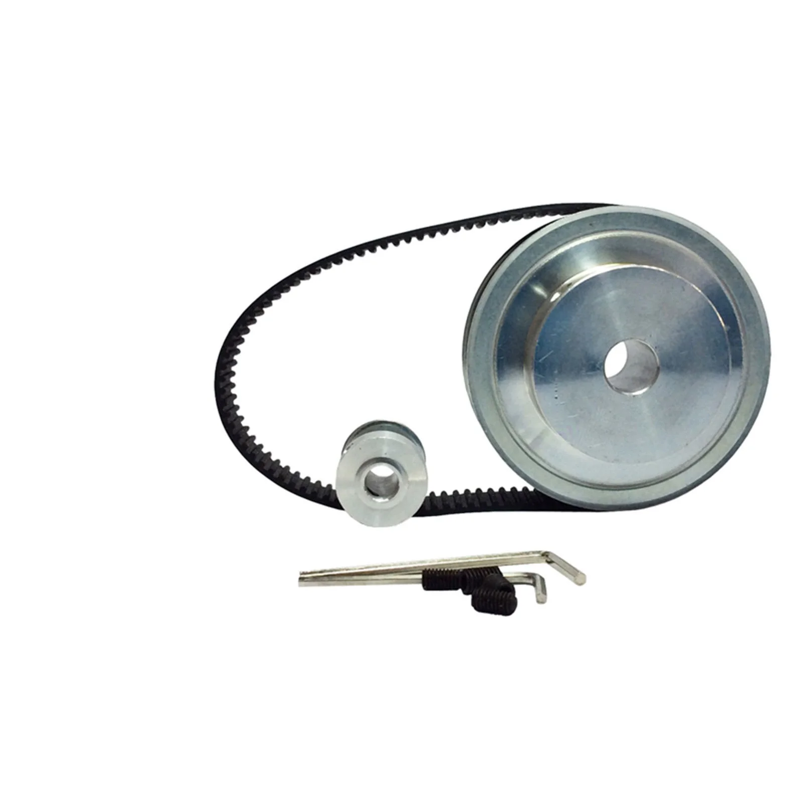 

HTD3M Timing Belt Kit Pulley 3:1 60Teeth 20 Teeth Shaft Center Distance 80mm Closed-loop Timing+Length 285mm Width 15mm Belt